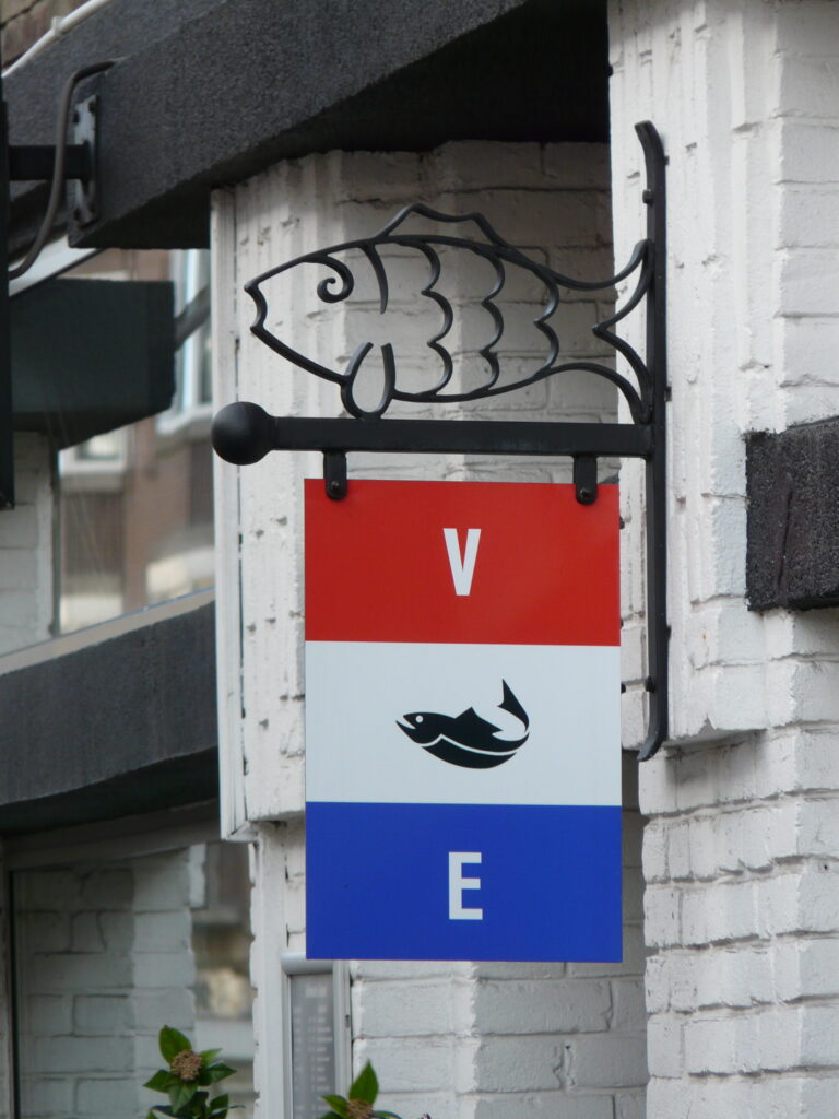 Uithangbord viswinkel Eduard